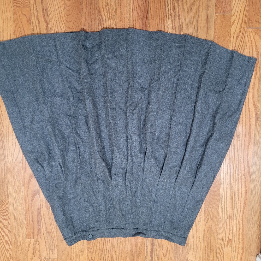 Vintage Stephanie Andrews Womens 22W Gray 100% Wool Blazer Skirt Suit Set plus - Picture 5 of 12